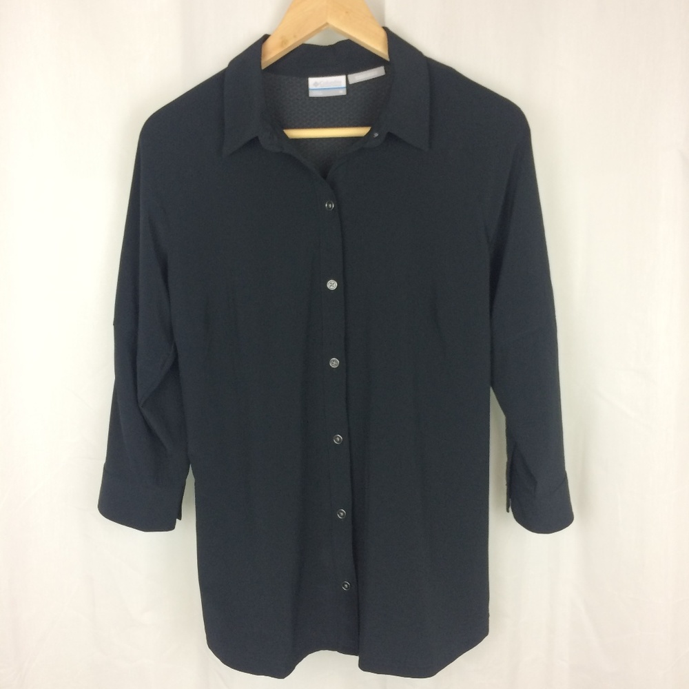 Columbia Sportswear Black Button-up shirt